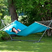 Hammock with Spreader Bar 220 x 120 cm- Miami Aqua